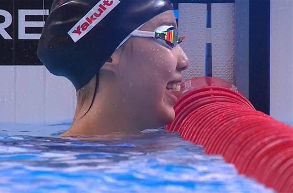 彭旭玮获得游泳世锦赛女子200米仰泳第四，柳雅欣第六